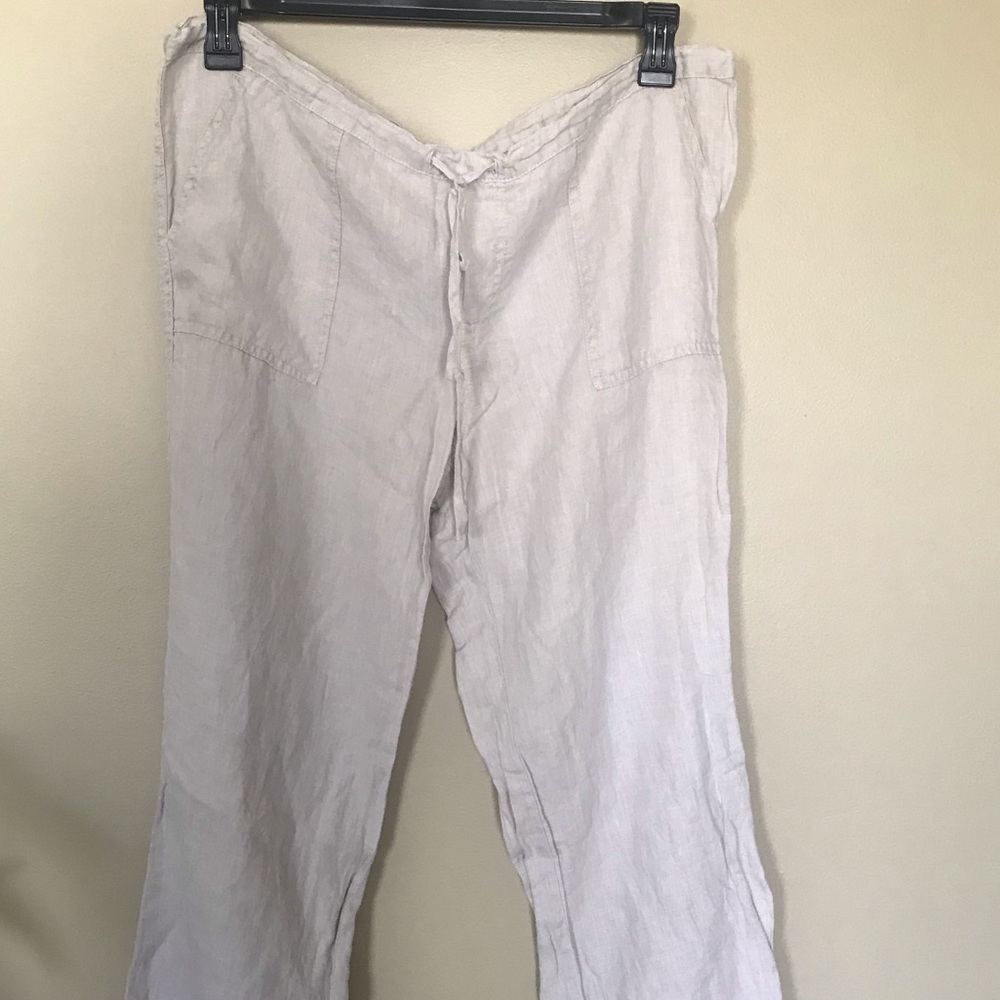 Victoria Secret Sz 12 Linen Beach Pants